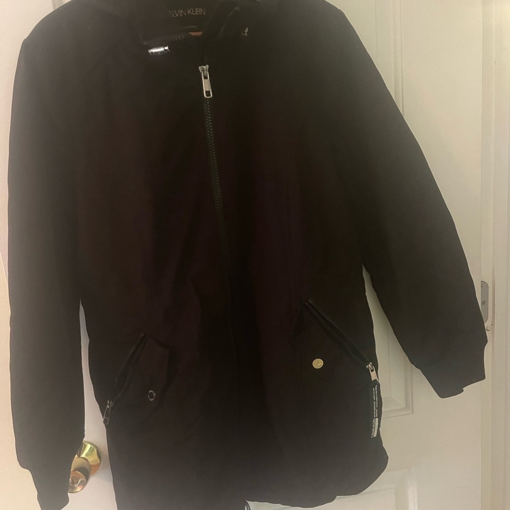 Calvin Klein black Zip-Up Jacket